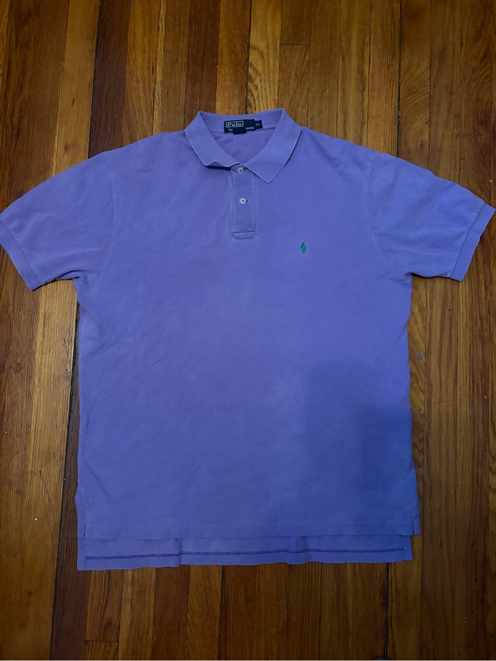 Ralph Lauren Lavender Polo Shirt with Green Pony